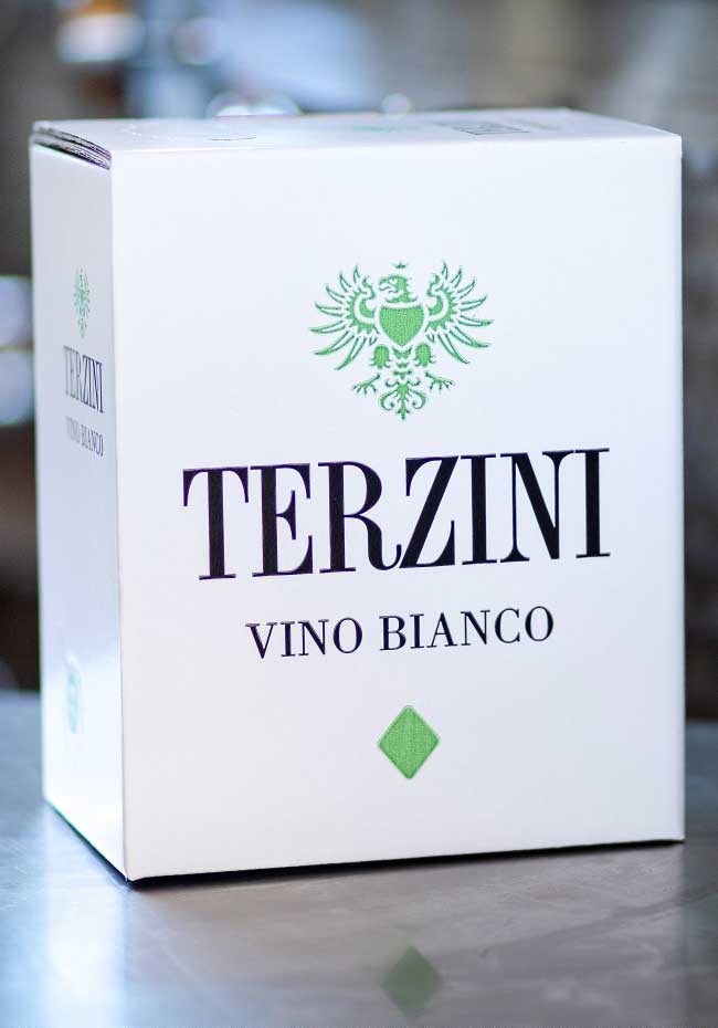 Terzini - Bag Box Weisswein 5L in Cantina